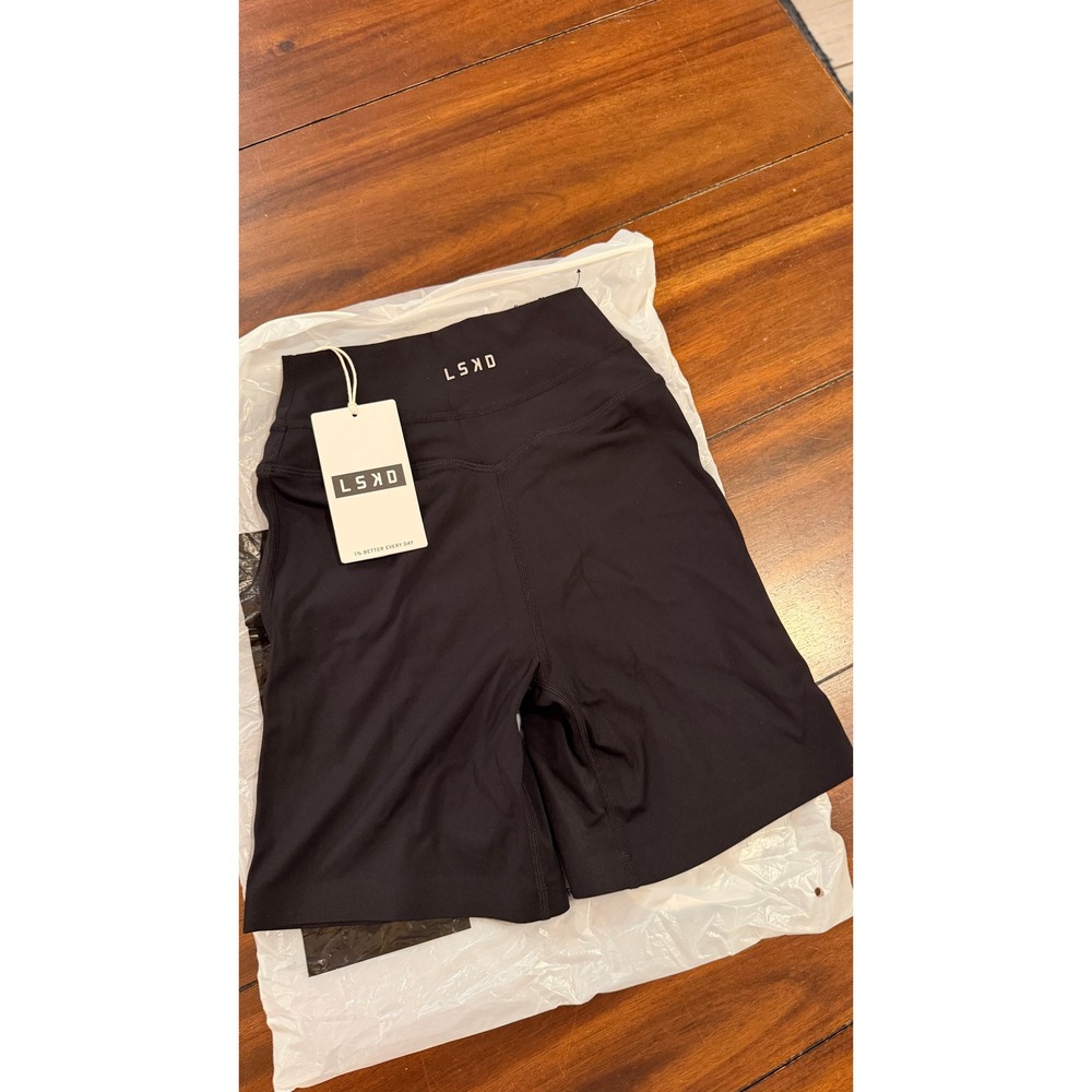 LSKD Enhance Mid Short Tights Black XS Ultra High Rise 6 Inch Short NEW NWT - Picture 11 of 16
